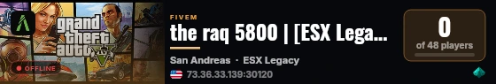 the raq 5800 | [ESX Legacy] live status badge