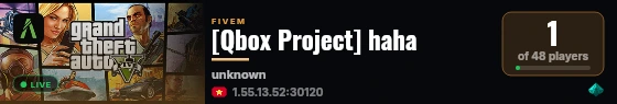 [Qbox Project] haha live status badge