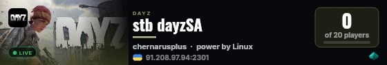 stb dayzSA live status badge