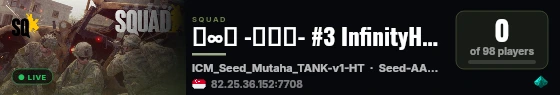 『∞』 -ไทย- #3 InfinityHub TH - ICM - discord.gg/infh live status badge