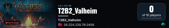 T2B2_Valheim live status badge