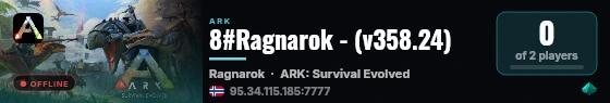 8#Ragnarok - (v358.24) live status badge