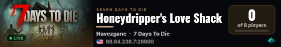 Honeydripper's Love Shack live status badge