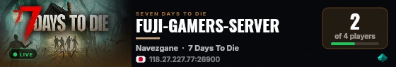 FUJI-GAMERS-SERVER live status badge