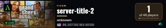 server-title-2 live status badge