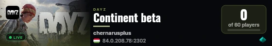 Continent beta live status badge