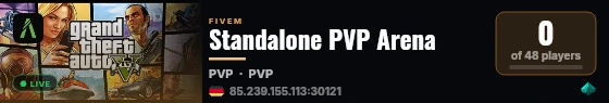 Standalone PVP Arena live status badge