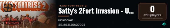 Satty's 2Fort Invasion - US #5 live status badge