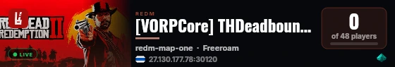 [VORPCore] THDeadbound Test live status badge
