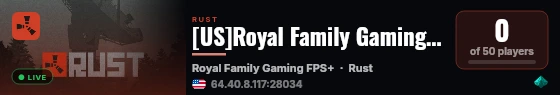 [US]Royal Family Gaming|2X|Solo/Duo/Trio/Quad|Monthly| live status badge