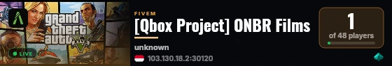 [Qbox Project] ONBR Films live status badge