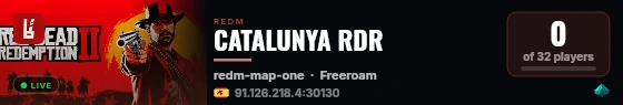 CATALUNYA RDR live status badge