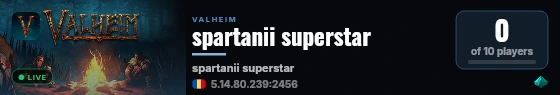 spartanii superstar live status badge