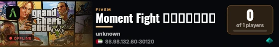 Moment Fight الاساسي live status badge