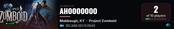 AHOOOOOOO live status badge