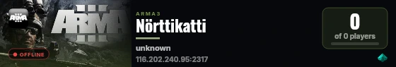 Nörttikatti live status badge