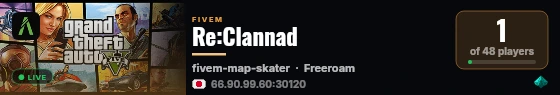 Re:Clannad live status badge