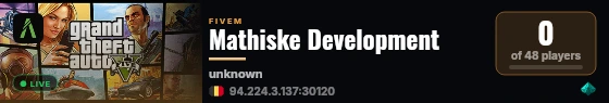 Mathiske Development live status badge