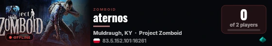 aternos live status badge