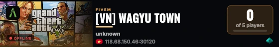 [VN] WAGYU TOWN live status badge