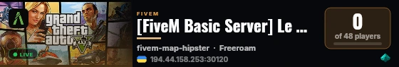 [FiveM Basic Server] Le Mans 2026 live status badge