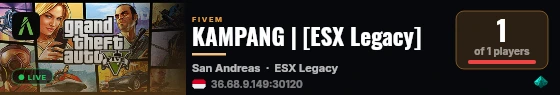 KAMPANG | [ESX Legacy] live status badge