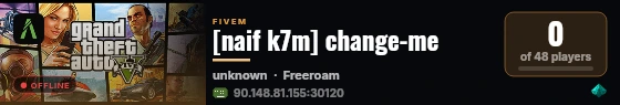 [naif k7m] change-me live status badge