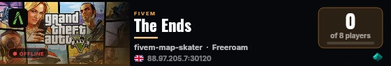 The Ends live status badge