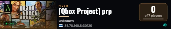 [Qbox Project] prp live status badge