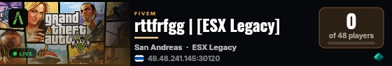 rttfrfgg | [ESX Legacy] live status badge