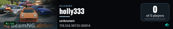 holly333 live status badge