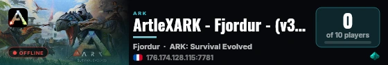 ArtleXARK - Fjordur - (v361.7) live status badge