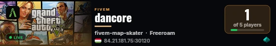 dancore live status badge