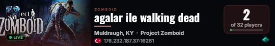 agalar ile walking dead live status badge