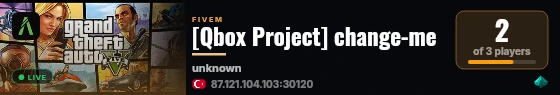 [Qbox Project] change-me live status badge