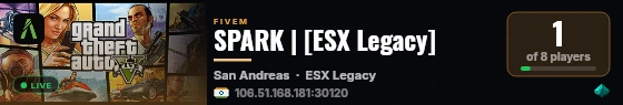 SPARK | [ESX Legacy] live status badge