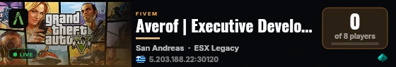 Averof | Executive Development live status badge
