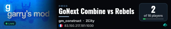 GoNext Combine vs Rebels live status badge