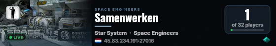 Samenwerken live status badge