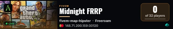 Midnight FRRP live status badge