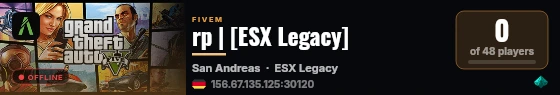 rp | [ESX Legacy] live status badge