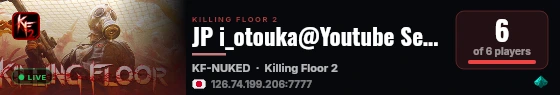 JP i_otouka@Youtube Server live status badge