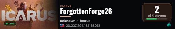 ForgottenForge26 live status badge
