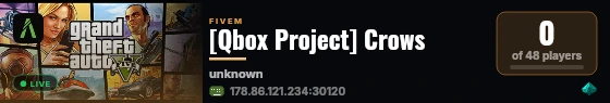 [Qbox Project] Crows live status badge
