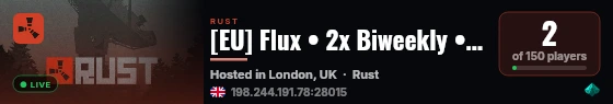 [EU] Flux • 2x Biweekly • Solo/Duo/Trio • JUST WIPED live status badge