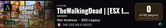 TheWalkingDead | [ESX Legacy] live status badge