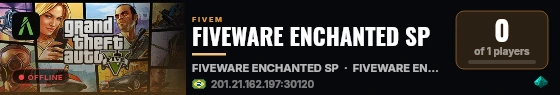 FIVEWARE ENCHANTED SP live status badge