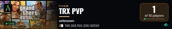 TRX PVP live status badge
