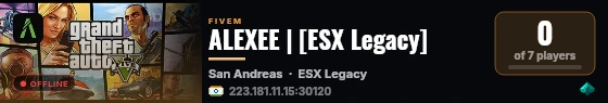 ALEXEE | [ESX Legacy] live status badge
