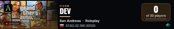 DEV live status badge